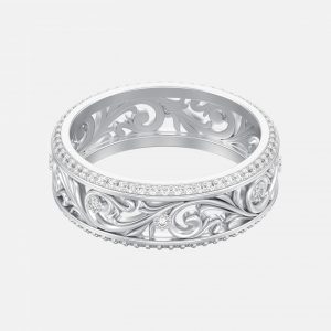 Jason Segal Sterling 10-Facet Diamond 9″ Ankle Bracelet